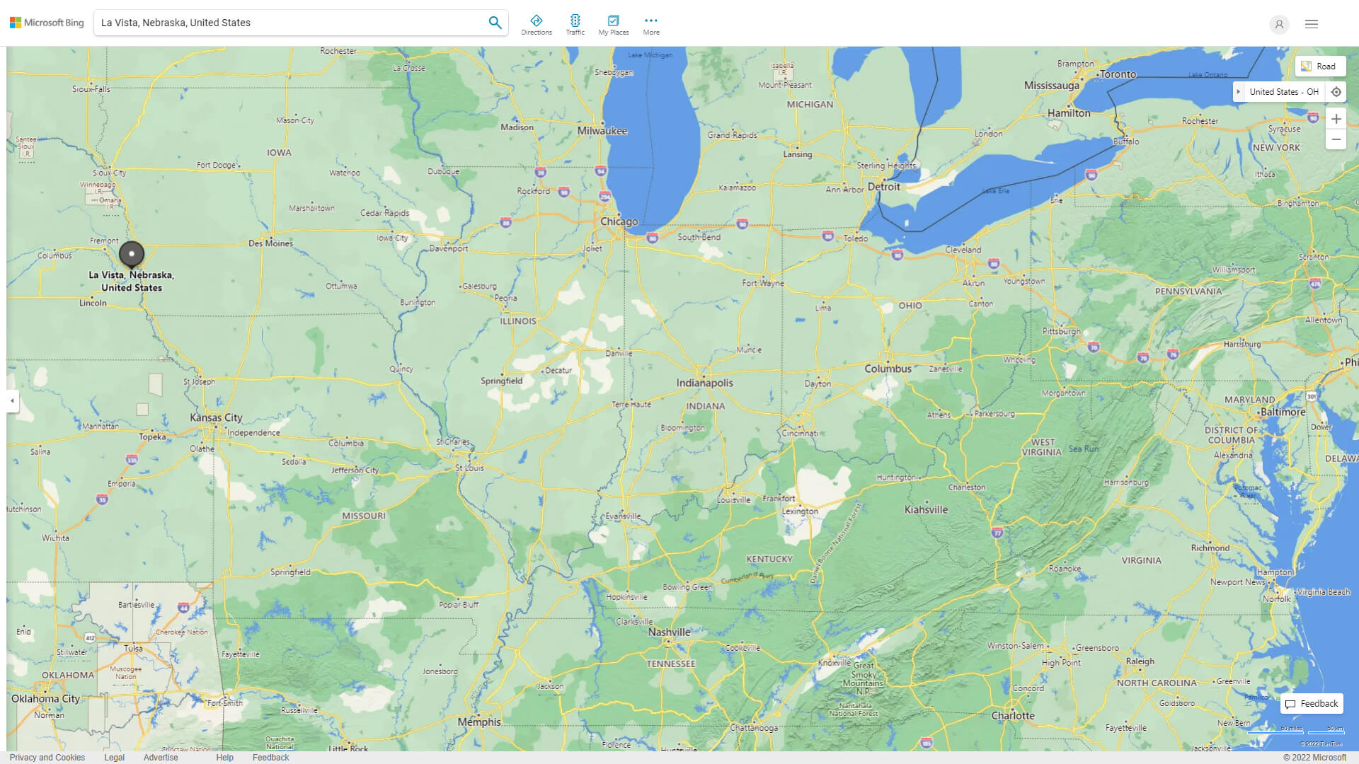 La Vista Map Nebraska